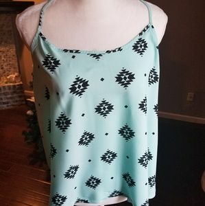 Sleeveless spaghetti strap top